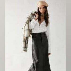 Free People City Slickers Skirt